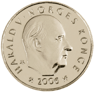 Henrik Ibsen. 20-krone commemorative coin obverse advers