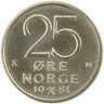 25-øre coin, cupro-nickel